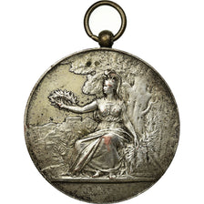 France, Medal, Art Nouveau, VF(30-35), Copper Plated Silver