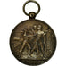 France, Médaille, Préparation Militaire, Gymnastique, 1909, Vernon, TTB