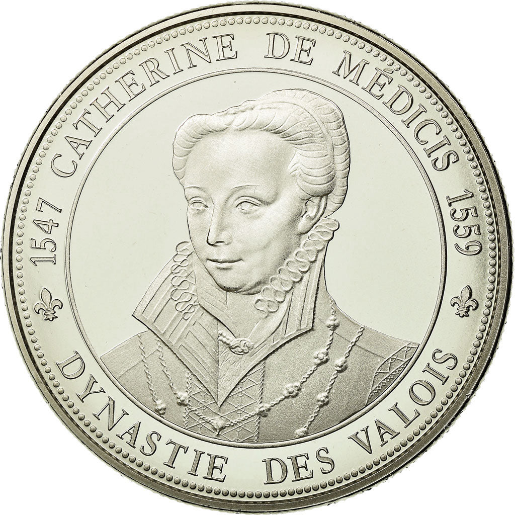 France, Medal, Catherine de Médicis, History, MS(65-70), Copper-nickel