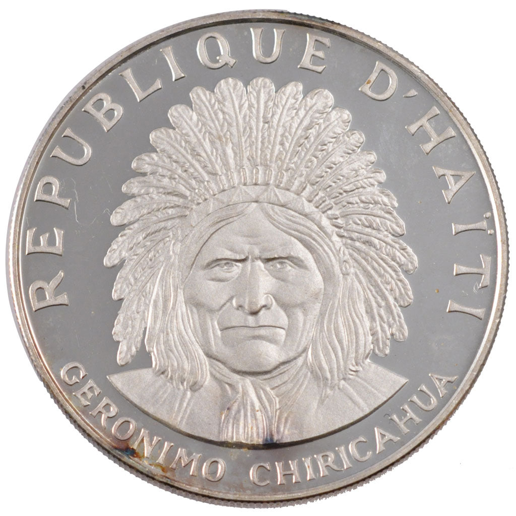 HAITI, 10 Gourdes, 1971, KM #82, MS(63), Silver, 40, 46.93