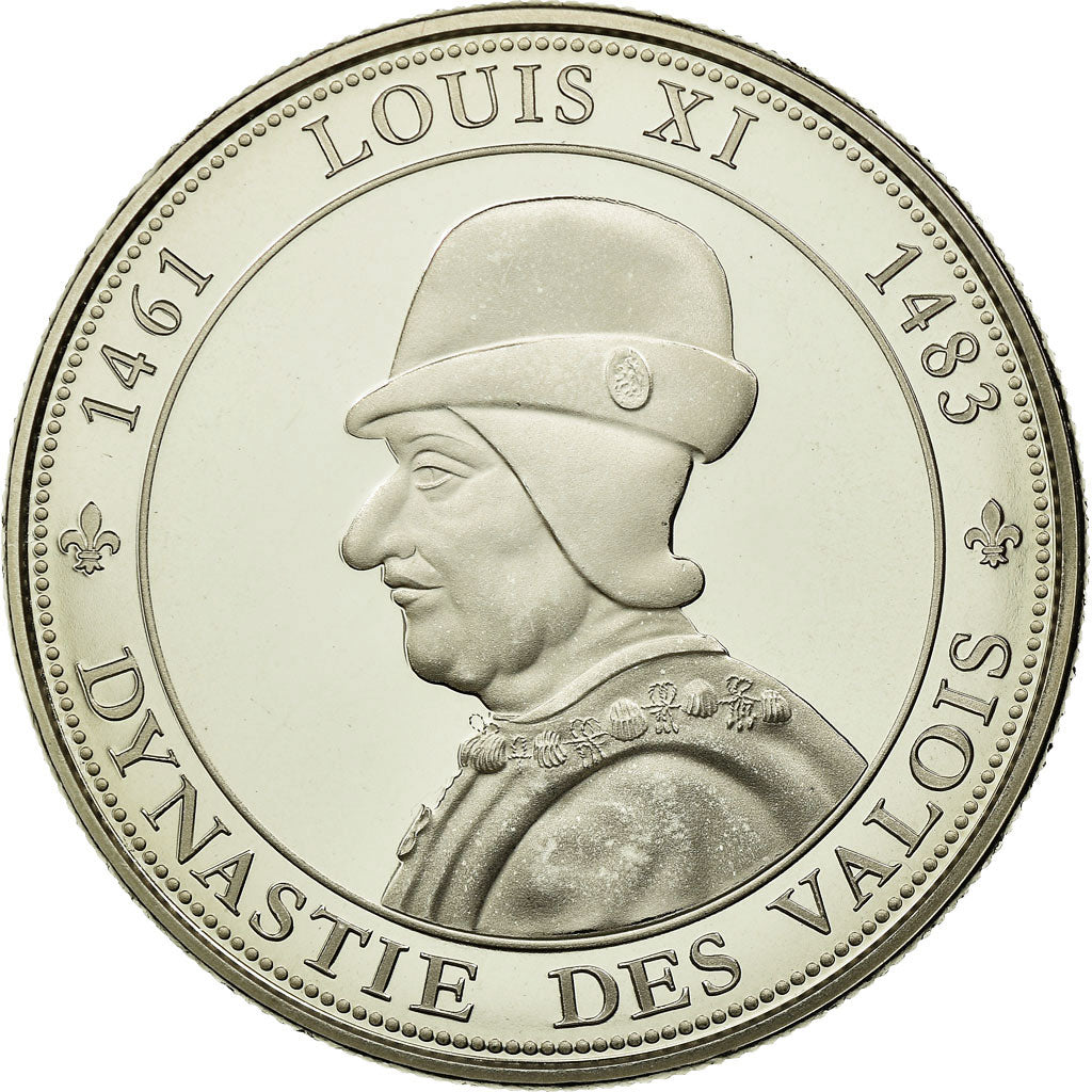 Frankreich, Medaille, Les Rois de France, Louis XI, History, STGL, Copper-nickel