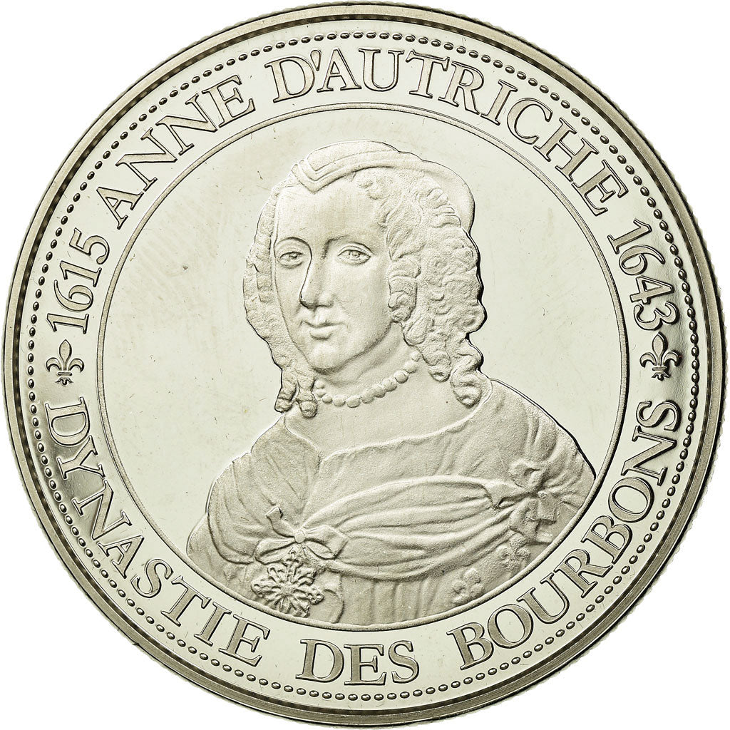 France, Medal, Anne d'Autriche, History, MS(65-70), Copper-nickel