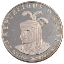 HAITI, 10 Gourdes, 1971, KM #83, MS(63), Silver, 40, 46.88