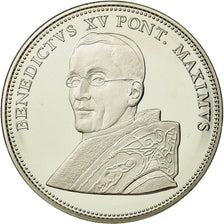 Watykan, Medal, Le Pape Benoit XV, MS(65-70), Miedź-Nikiel