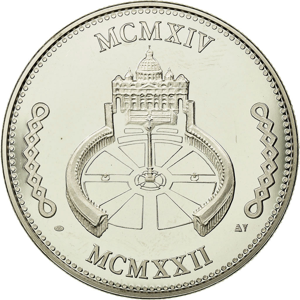 Watykan, Medal, Le Pape Benoit XV, MS(65-70), Miedź-Nikiel