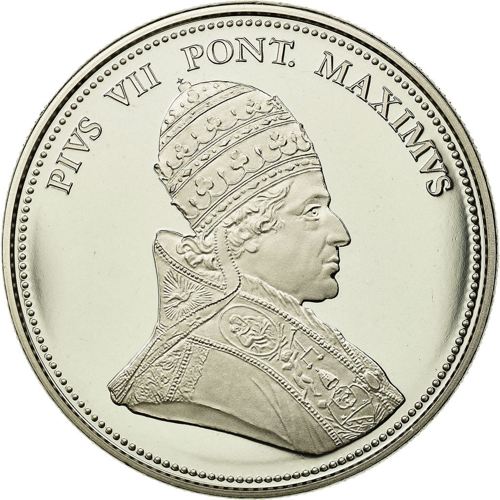 Watykan, Medal, Le Pape Pie VII, MS(65-70), Miedź-Nikiel