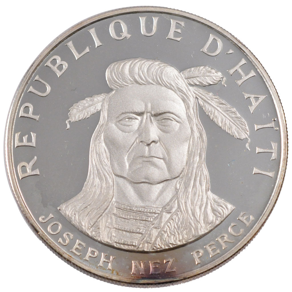 HAITI, 10 Gourdes, 1971, KM #84, MS(63), Silver, 40, 46.84