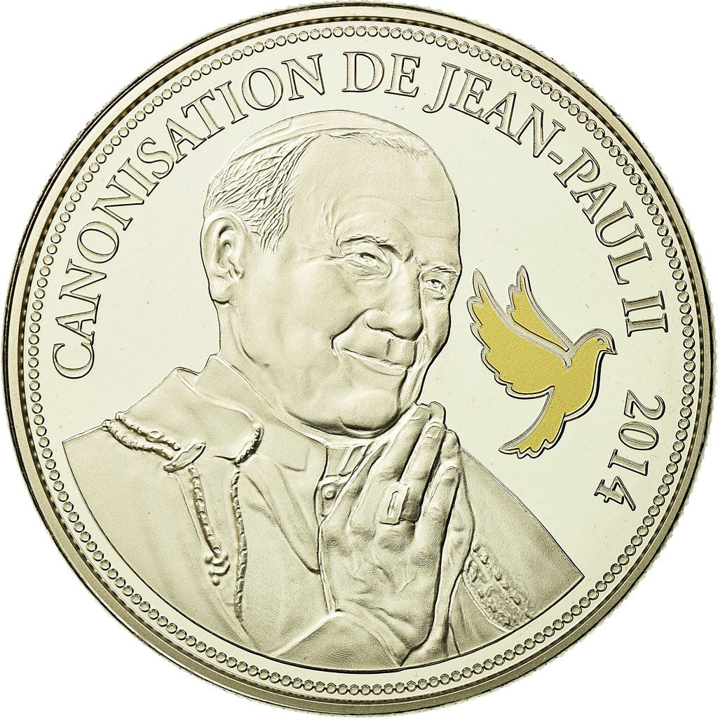 Vatican, Medal, Canonisation de Jean Paul II, MS(65-70), Copper-nickel