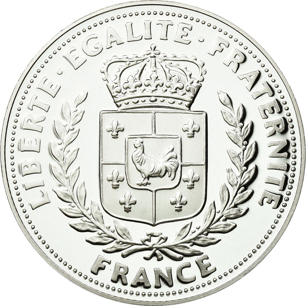 France, Medal, Nouveau Franc De Gaulle, MS(65-70), Silver