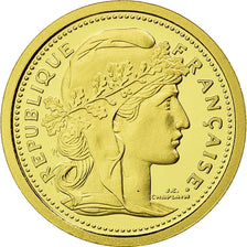 France, Medal, Réplique 20 Francs 1909, MS(65-70), Gold