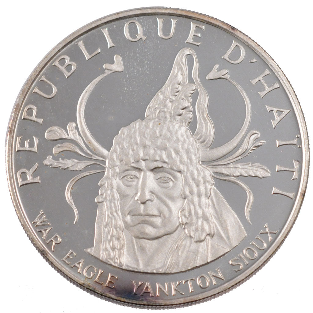 HAITI, 10 Gourdes, 1971, KM #85, MS(63), Silver, 40, 46.96