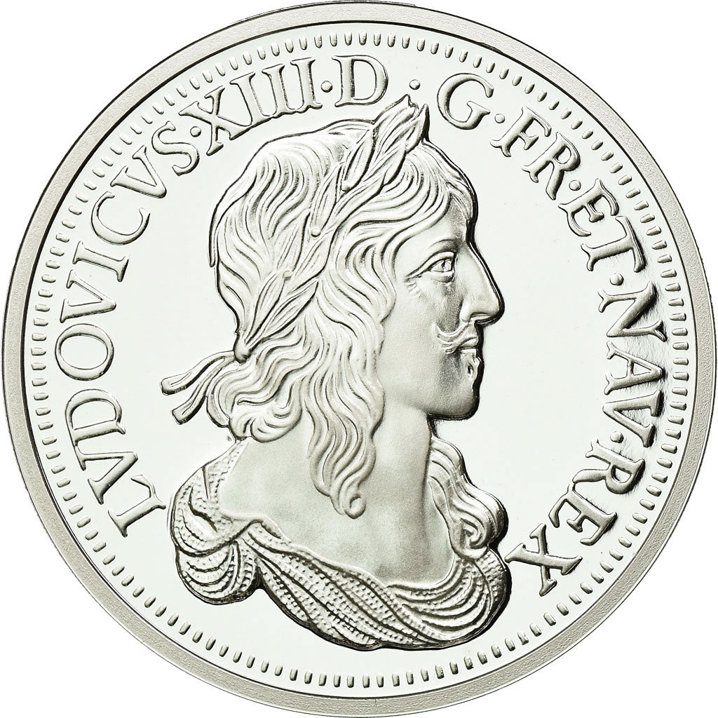 Frankrijk, Medaille, Reproduction de l'Ecu de Warin, Louis XIII, 60 Sols, FDC