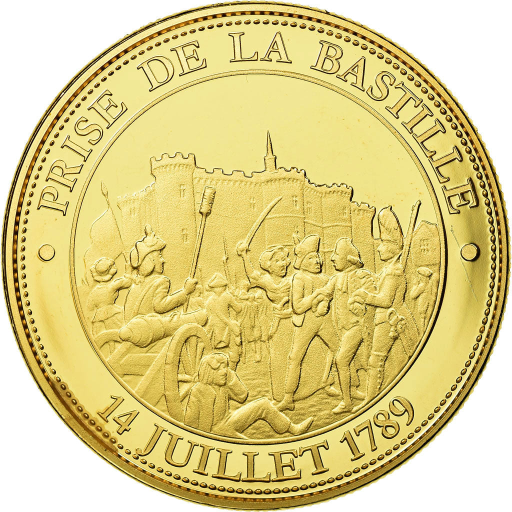 Francja, Medal, Révolution Française, Prise de la Bastille, MS(65-70), Pokryte