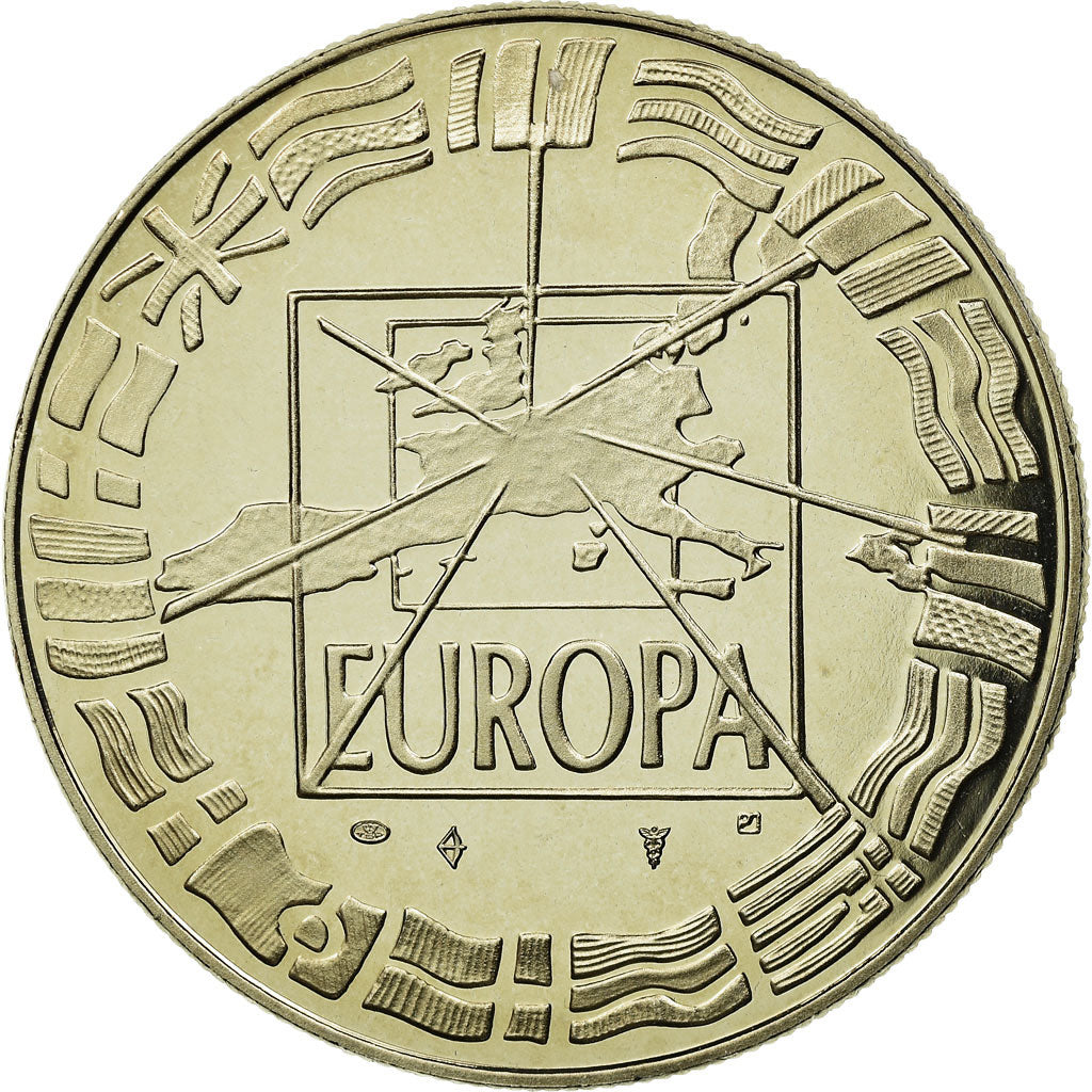 France, Medal, Europa, Passage à l'An 2000, MS(65-70), Copper-nickel
