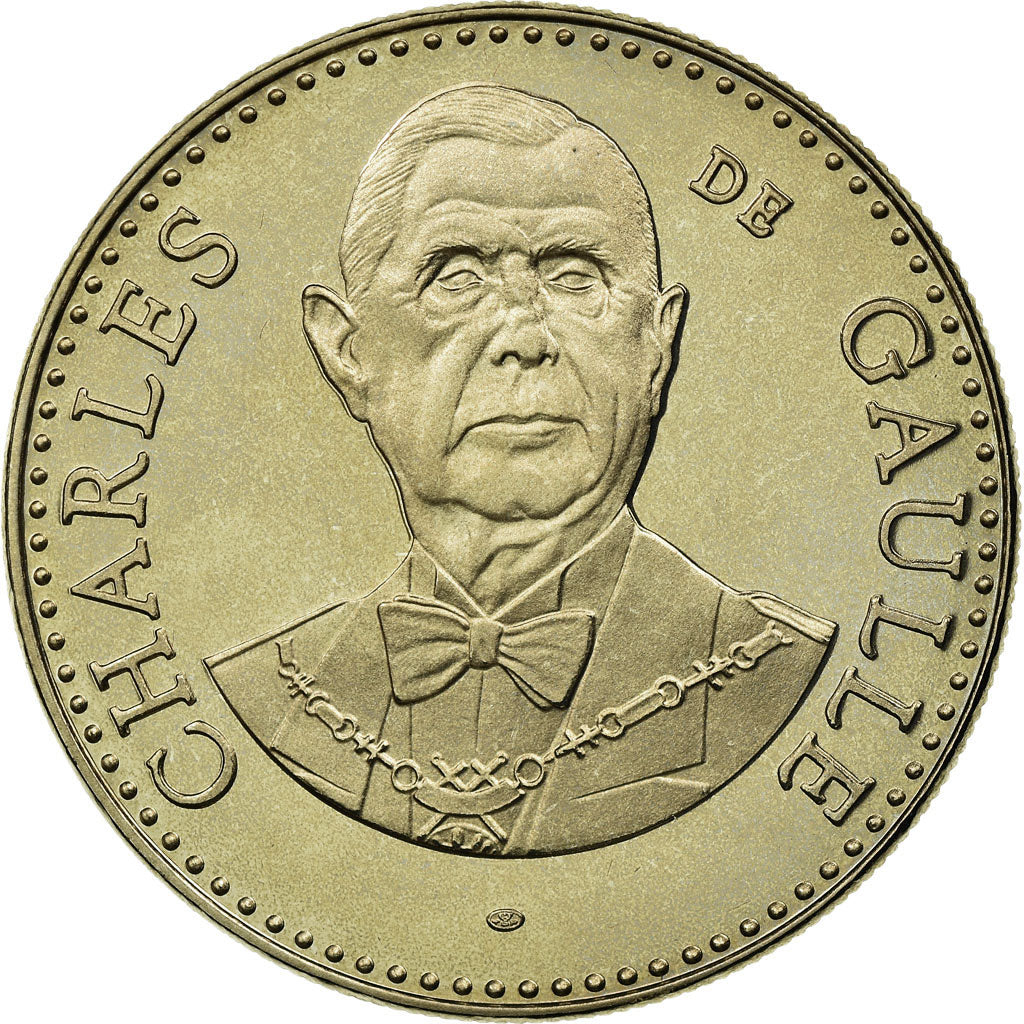 France, Medal, Vème République, Charles De Gaulle, MS(65-70), Copper-nickel
