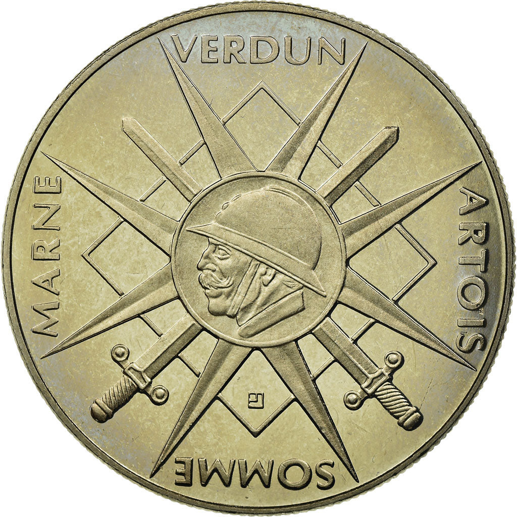 Frankreich, Medaille, Première Guerre Mondiale, Somme-Marne-Verdun-Artois