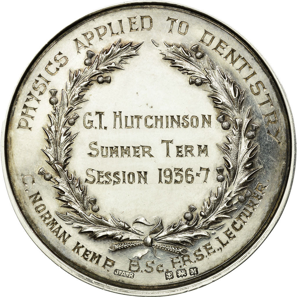 Reino Unido, Medal, School of Medicine of the Royal College, Edinburgh, 1936