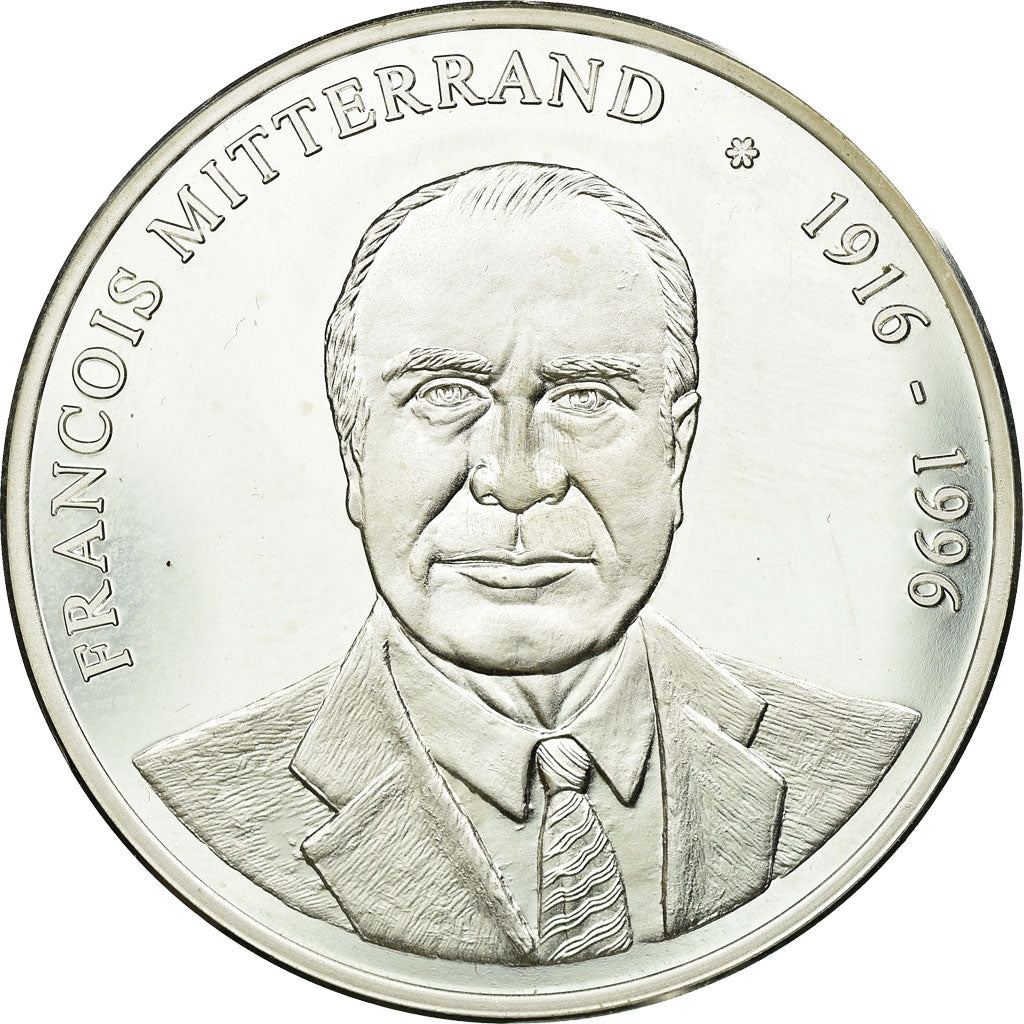 France, Medal, François Mitterrand, MS(65-70), Silver