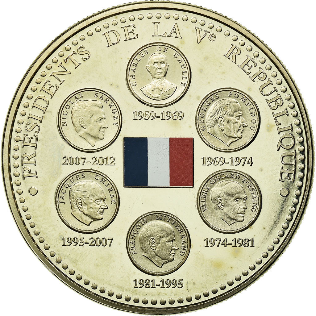 Francia, medaglia, Présidents de la Ve République, SPL+, Rame-nichel