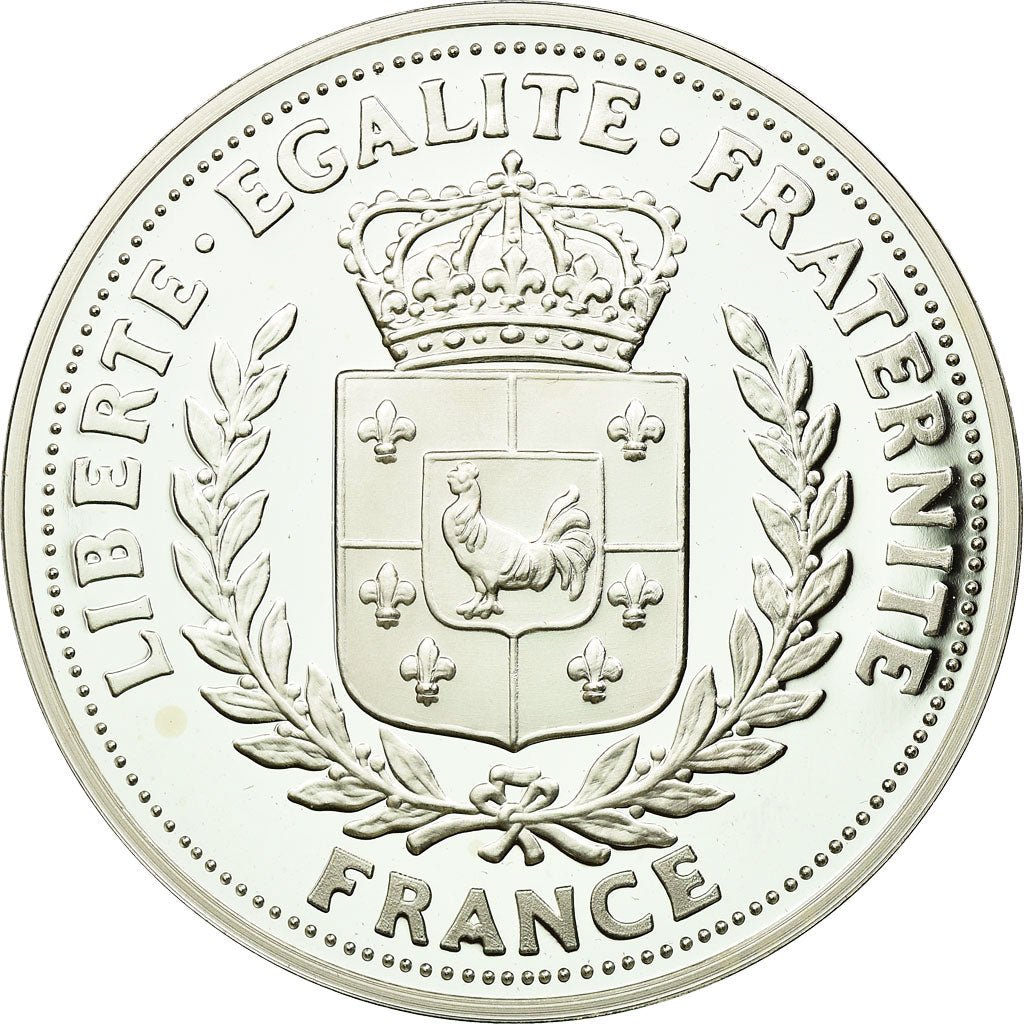 Francia, medaglia, 65ème Anniversaire de la Libération, 2010, FDC, Argento