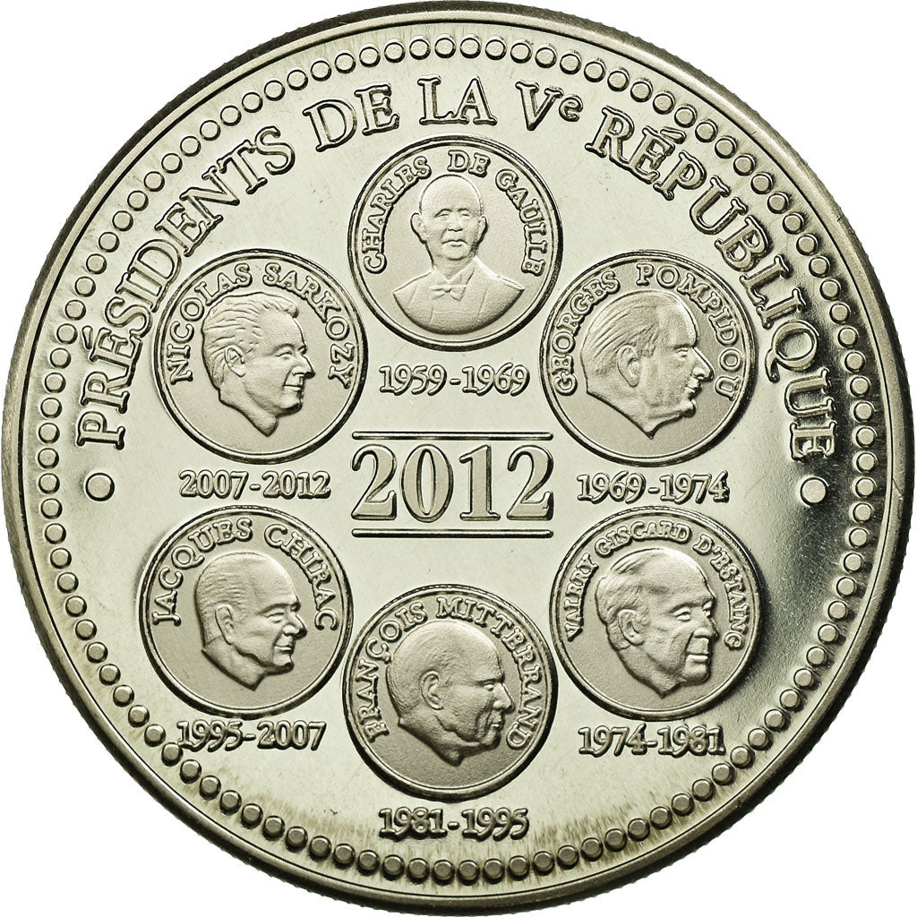 France, Medal, Présidents de la Vème République, Elysée, MS(65-70)