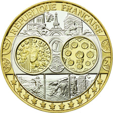 France, Medal, Europa, République Française, MS(65-70), Silver