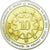 Mónaco, Medal, Europe, Les 10 Ans de l'Union Monétaire, 2012, MS(65-70), Prata