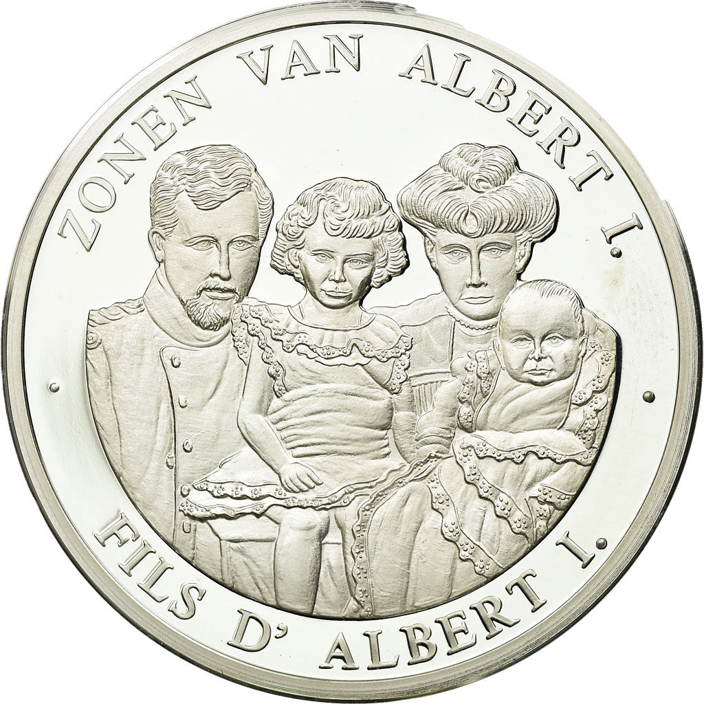 Belgien, Medaille, Le Fils d'Albert Ier, 1999, STGL, Silber