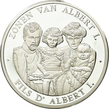 Belgio, medaglia, Le Fils d'Albert Ier, 1999, FDC, Argento