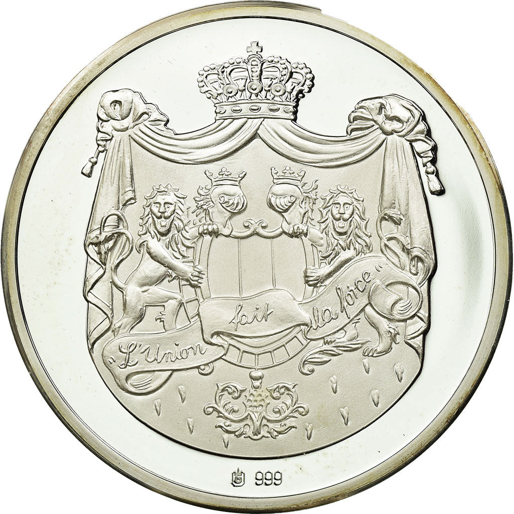 Belgien, Medaille, Le Fils d'Albert Ier, 1999, STGL, Silber