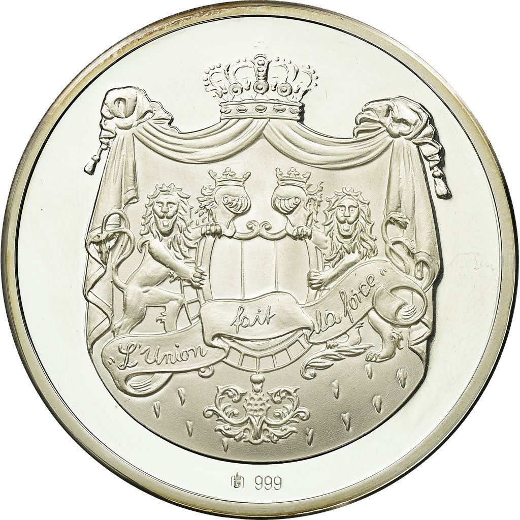 Belgium, Medal, Enfants de Léopold Ier et Louise, 1997, MS(65-70), Silver
