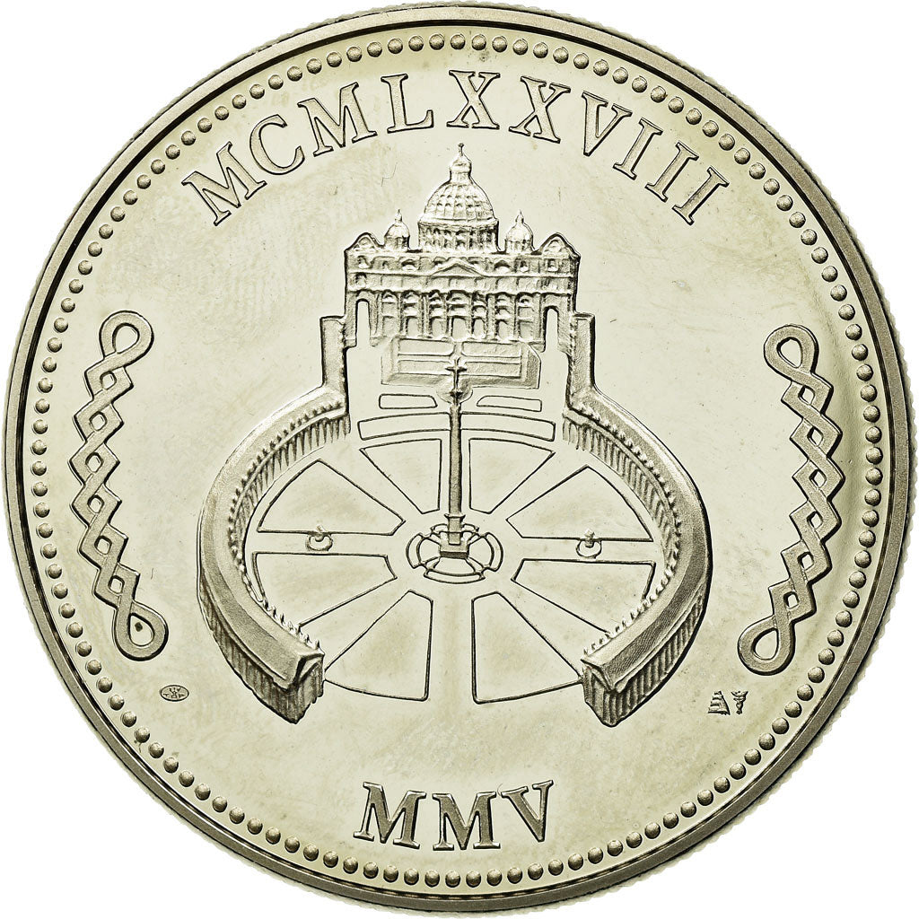 Vatican, Medal, Canonisation de Jean Paul II, 2005, MS(65-70), Copper-nickel