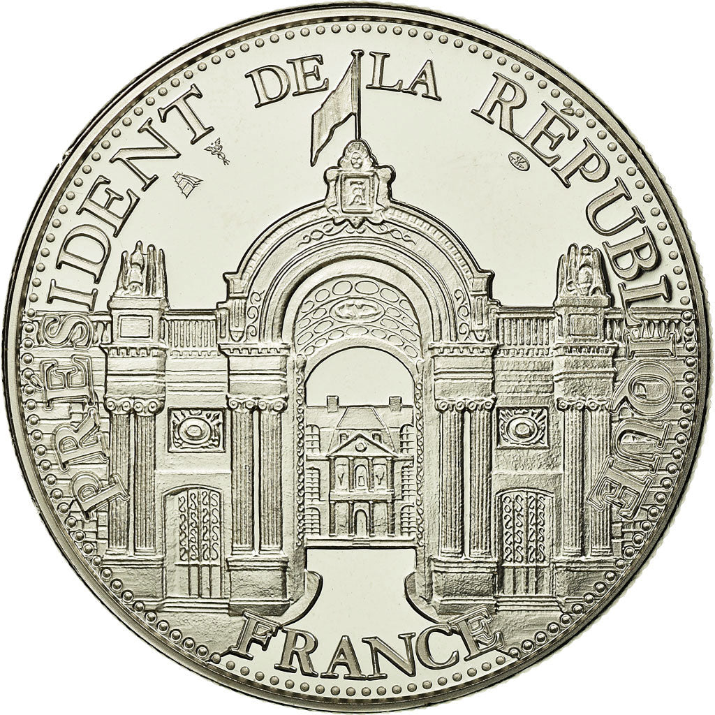 France, Medal, Les Présidents de la République, E.Macron, MS(65-70)