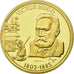 France, Medal, Victor Hugo, MS(65-70), Copper Gilt