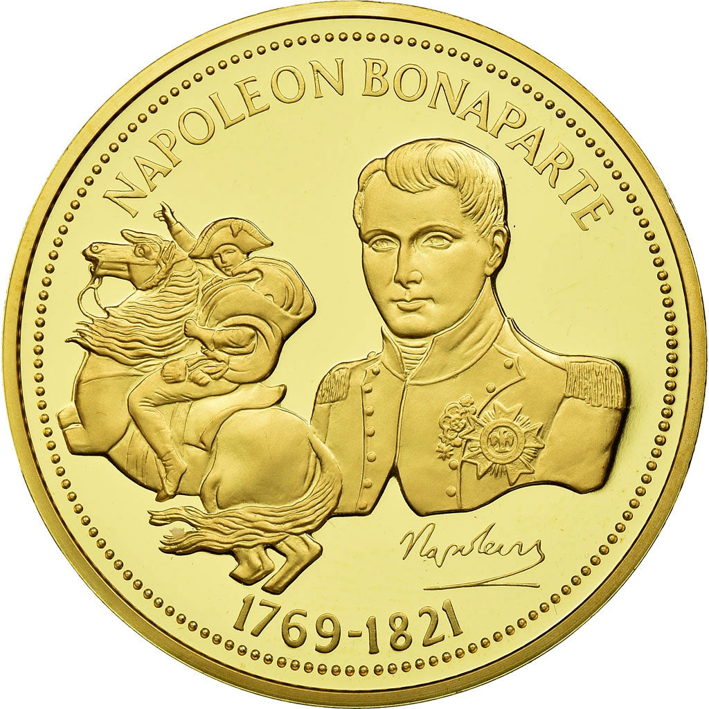 France, Médaille, Napoléon Bonaparte, FDC, Copper Gilt