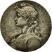 France, Medal, Marianne, République Française, Delpech, EF(40-45), Silvered