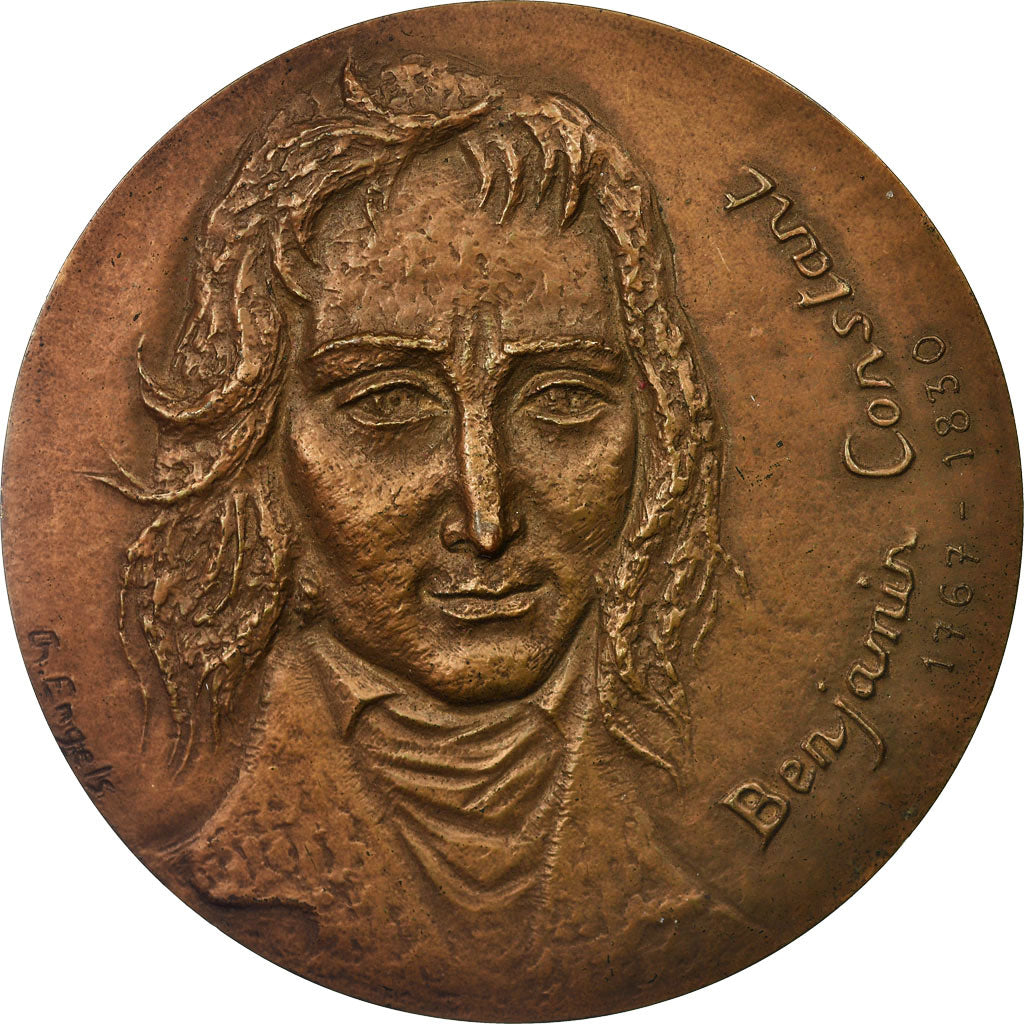 France, Médaille, Peinture, Benjamin Constant, 1967, Engels, SUP, Bronze