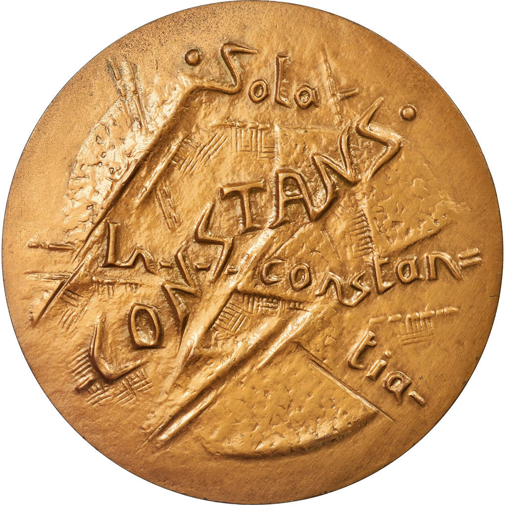 France, Médaille, Peinture, Benjamin Constant, 1967, Engels, SUP, Bronze