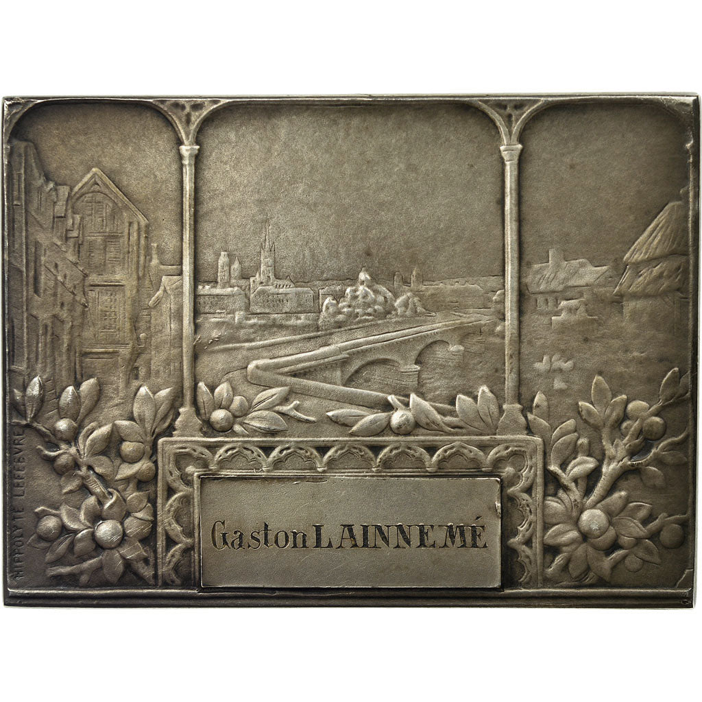 France, Medal, Ville de Rouen, Lefebvre, AU(55-58), Silvered bronze