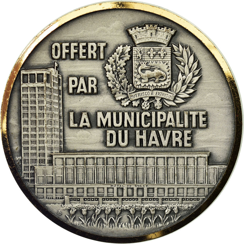 France, Medal, Ville du Havre, AU(50-53), Bronze