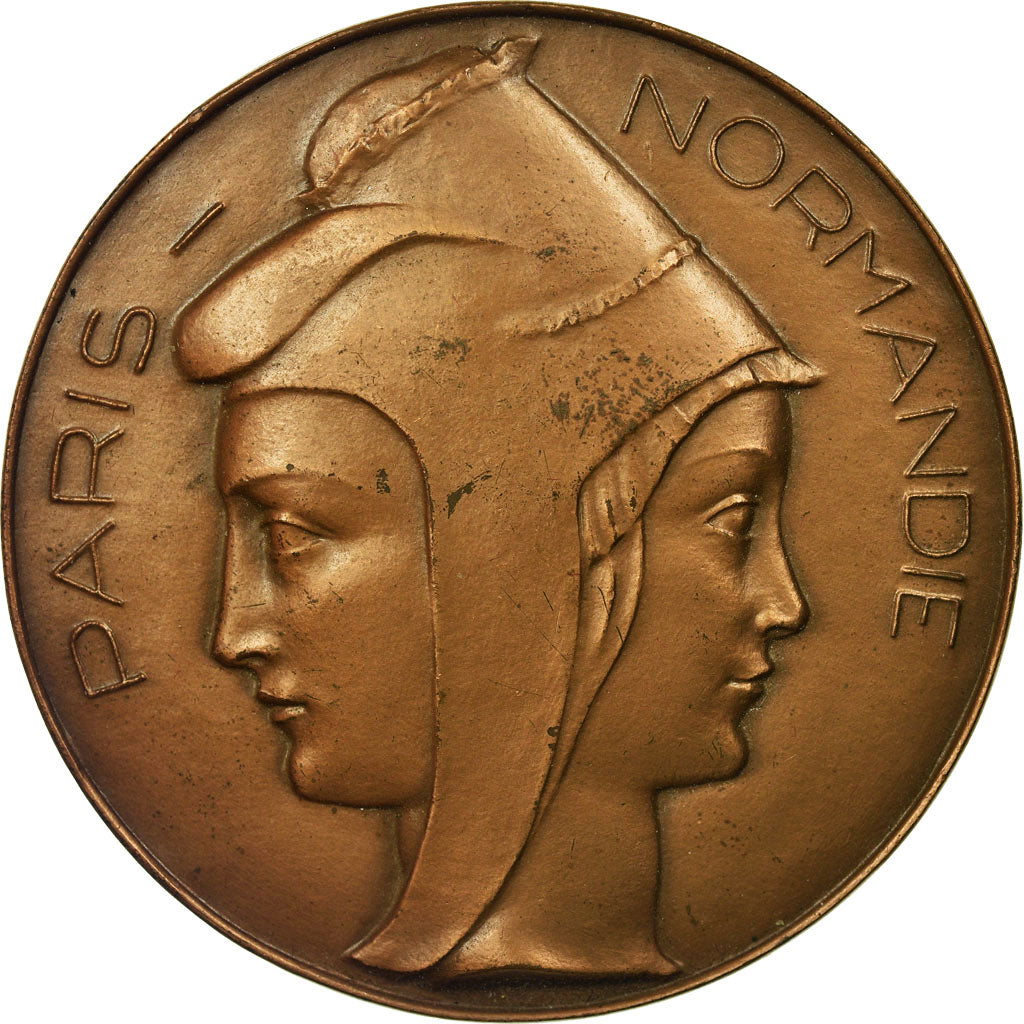 Frankrijk, Medaille, Marianne, Paris-Normandie, 1987, Coeffin, PR, Bronze