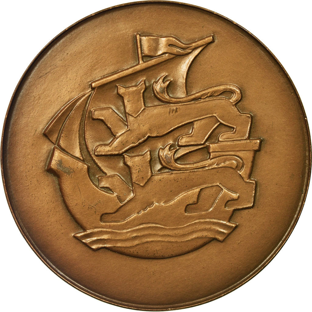 Frankrijk, Medaille, Marianne, Paris-Normandie, 1987, Coeffin, PR, Bronze