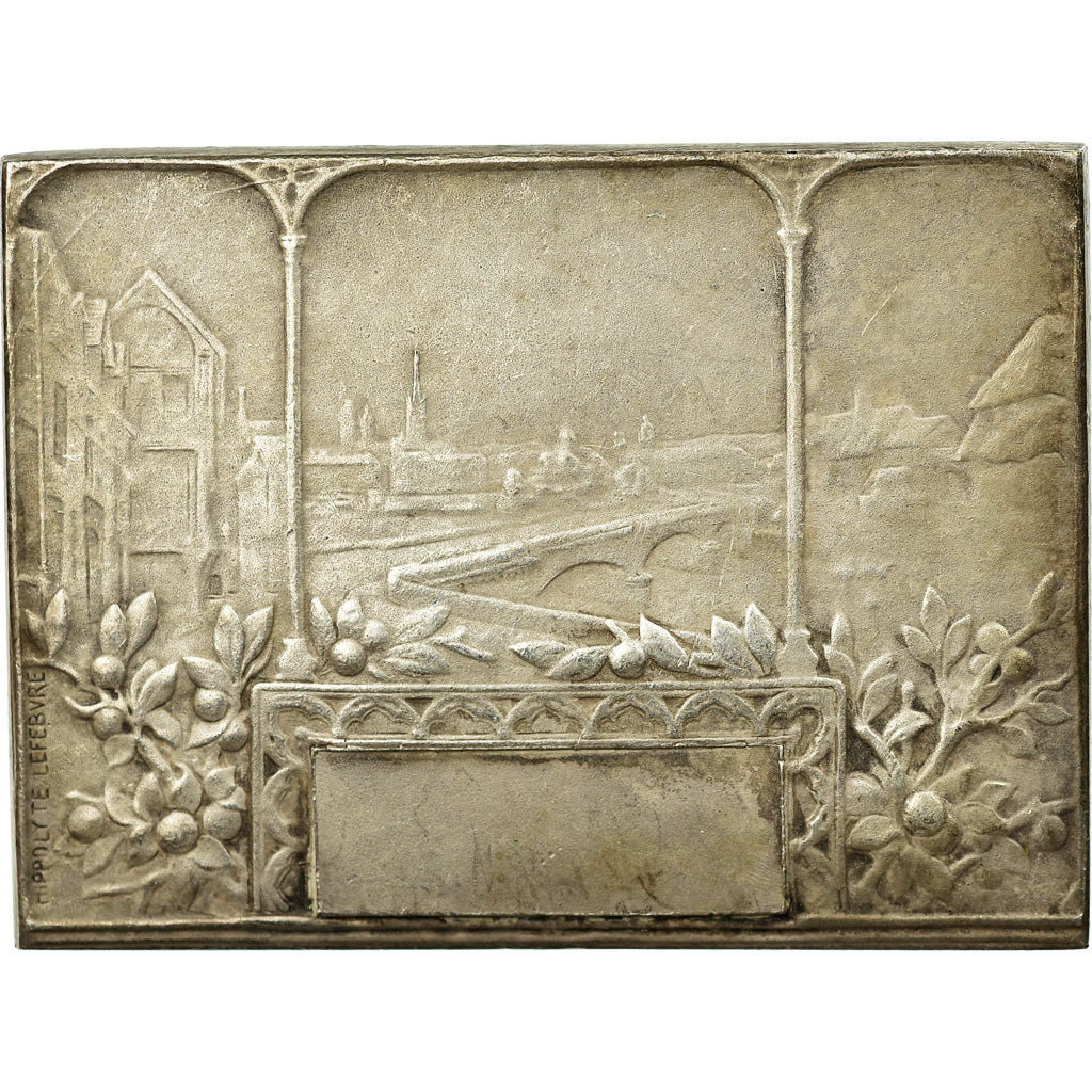 France, Medal, Ville de Rouen, Lefebvre, AU(50-53), Silvered bronze