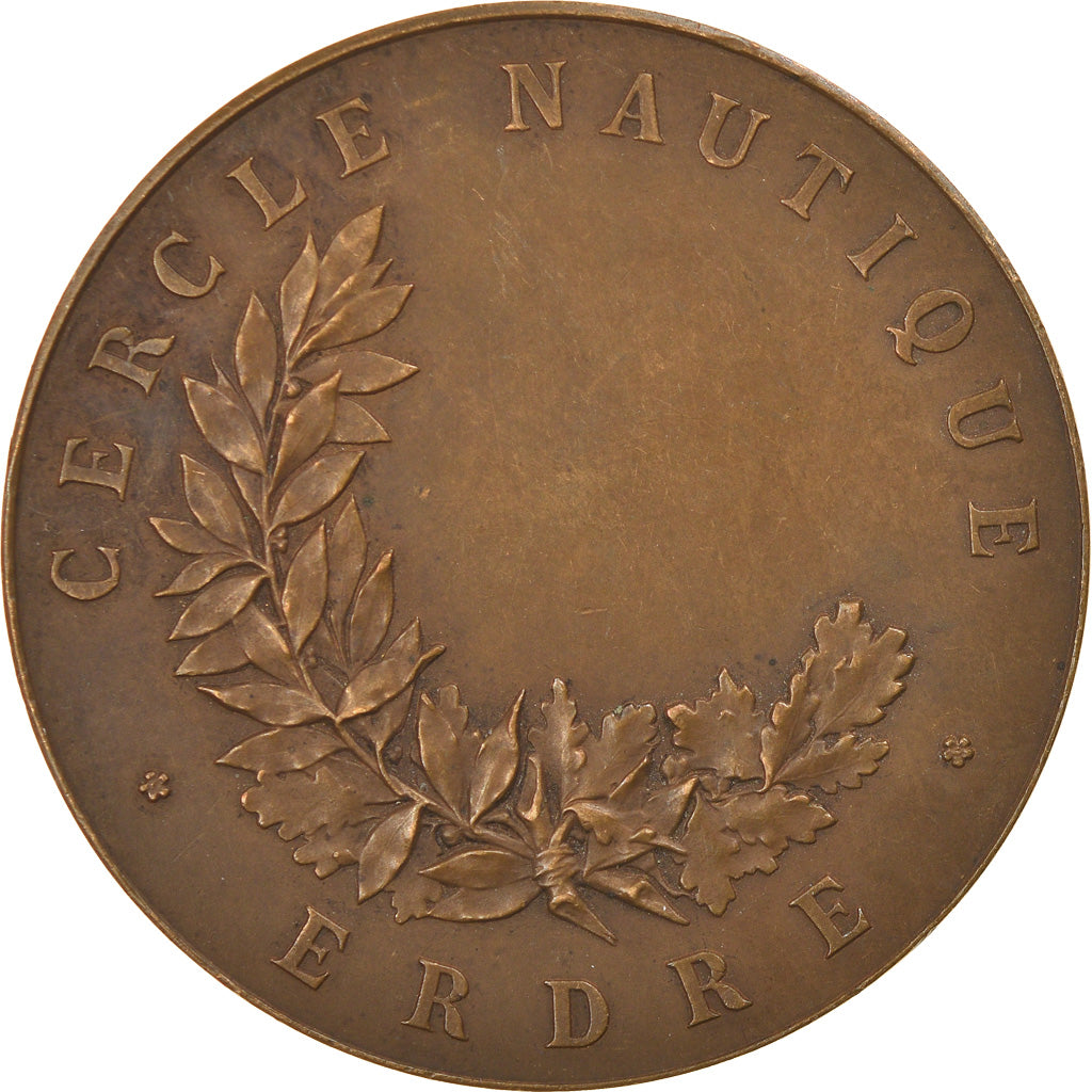 Francja, Medal, Cercle Nautique, Erdre, Wysyłka, AU(50-53), Bronze