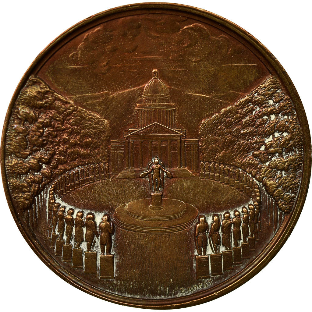 França, Medal, Louis Marie de Cormenin, 1842, Rogat, AU(50-53), Cobre
