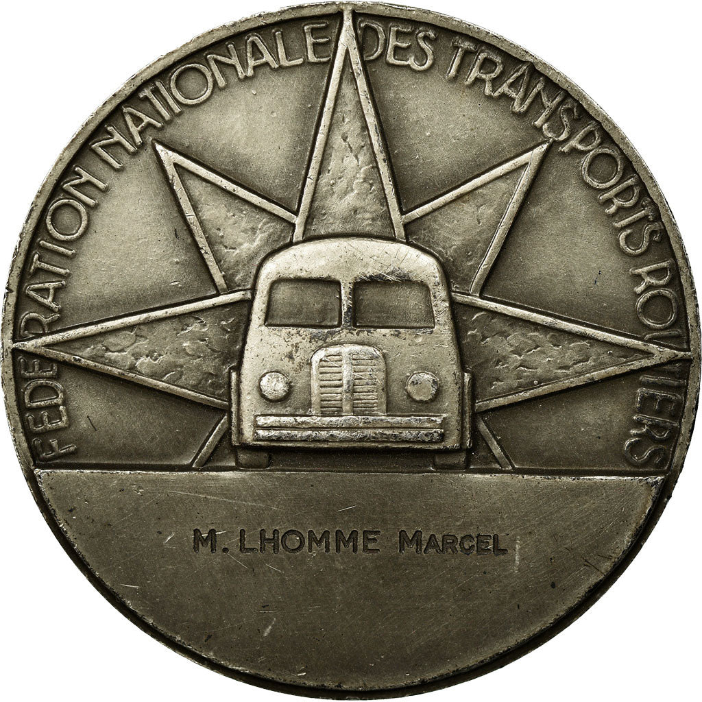 France, Medal, Fédération Nationale des Transports Routiers, 1972, Pelletier