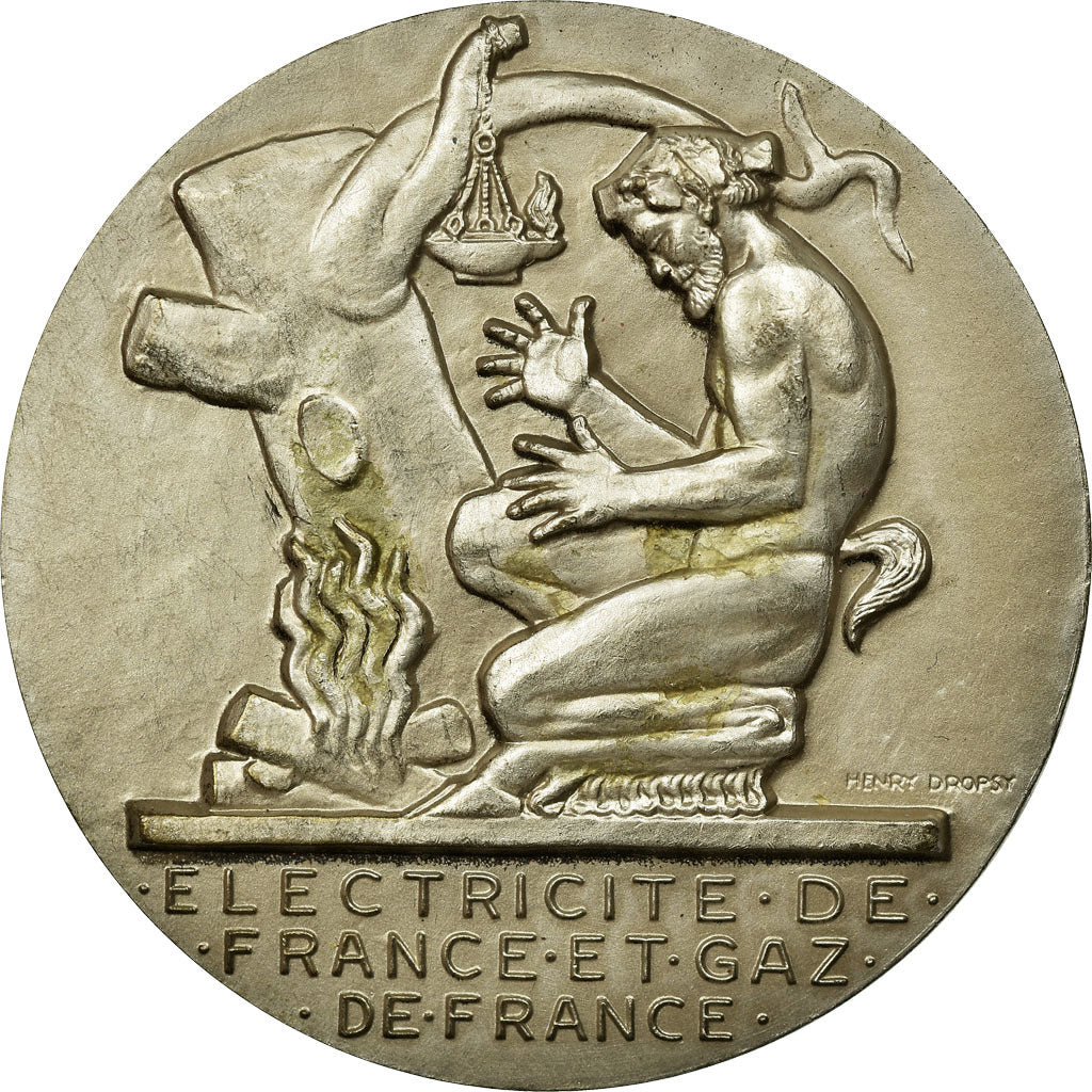 França, Medal, Électricité de France et gaz de France, Dropsy, MS(60-62)