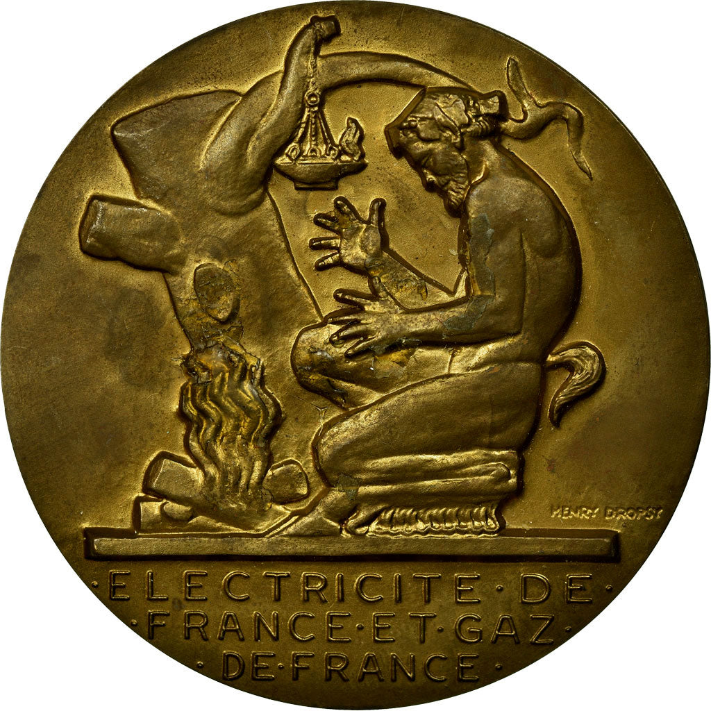 Frankrijk, Medaille, Électricité de France et gaz de France, Dropsy, PR