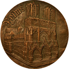 Francja, Medal, Reims, Salon International, 1972, Coutré, AU(55-58), Bronze