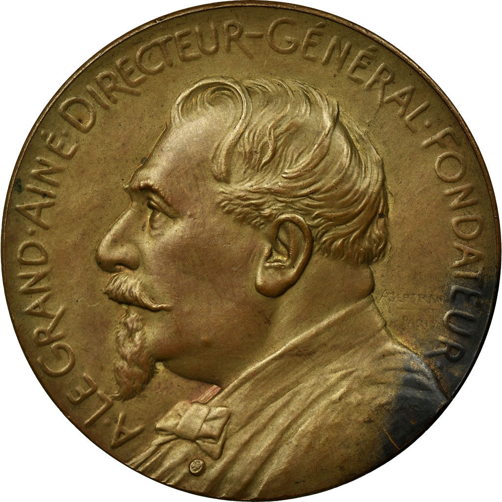 France, Medal, Distillerie de la Bénédictine, Abbaye de Fécamp, Bertrand